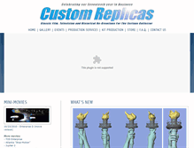 Tablet Screenshot of customreplicas.com
